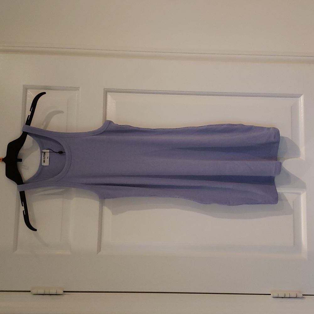 NWT! LNA Ribbed Skinny Racer Mini Dress - Picture 2 of 6